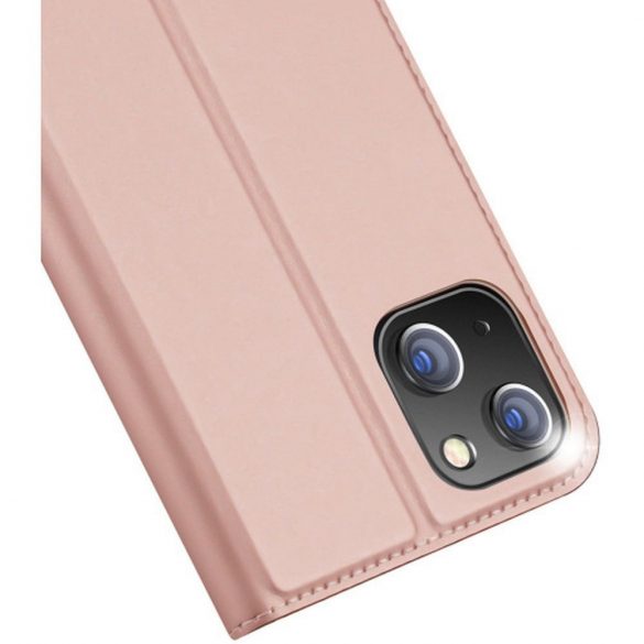 DUX DUCIS Skin Pro - Husă din piele netedă pentru Apple iPhone 15 Plus rose