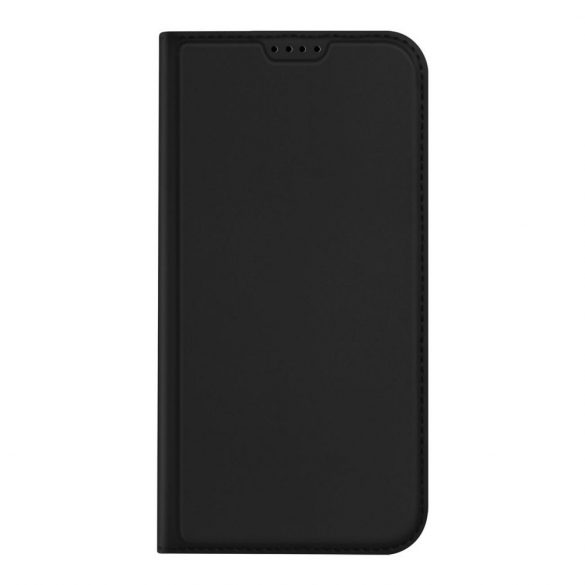 DUX DUCIS Skin Pro - Husă din piele netedă pentru Apple iPhone 15 Pro Max negru