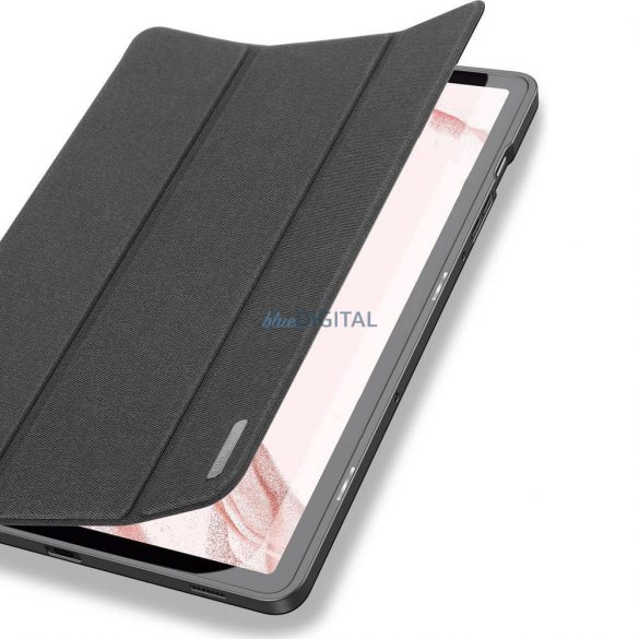 DUX DUCIS Domo - Husă trifold cu spațiu de depozitare pentru creioane pentru Samsung Tab S9 negru