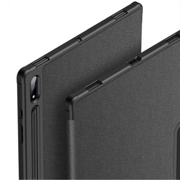 DUX DUCIS Domo - Husă trifold cu spațiu de depozitare pentru creioane pentru Samsung Tab S9 Ultra negru