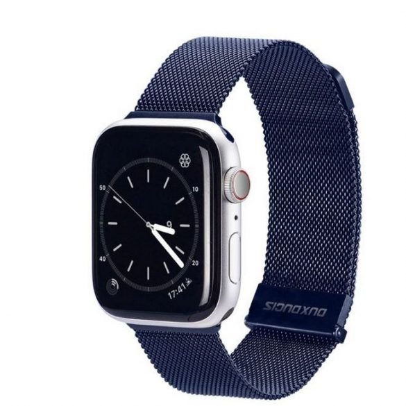 DUX DUCIS Milanese - curea magnetică din oțel inoxidabil pentru Apple Watch 38/40/41mm albastru