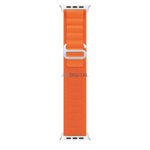 DUX DUCIS GS - curea din nailon țesut pentru Apple Watch 42/44/45/49mm portocaliu