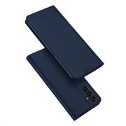   DUX DUCIS Skin Pro - Husă din piele netedă pentru Samsung Galaxy A14 4G/5G albastru