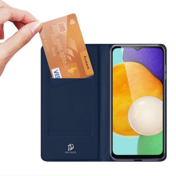 DUX DUCIS Skin Pro - Husă din piele netedă pentru Samsung Galaxy A14 4G/5G albastru