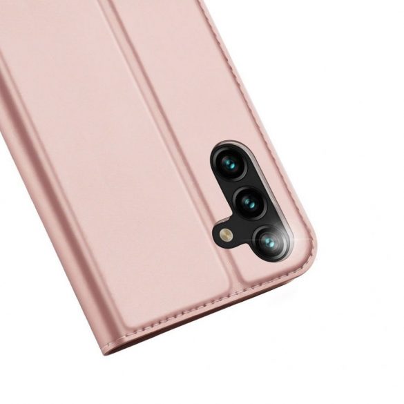 DUX DUCIS Skin Pro - Husă din piele netedă pentru Samsung Galaxy A14 4G/5G różowy