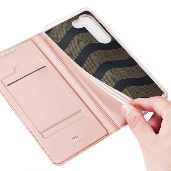 DUX DUCIS Skin Pro - Husă din piele netedă pentru Samsung Galaxy A54 rose