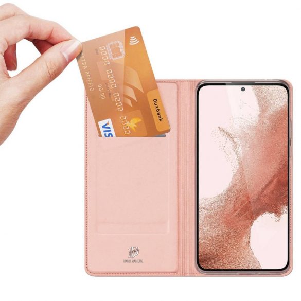 DUX DUCIS Skin Pro - Husă din piele netedă pentru Samsung Galaxy A54 rose