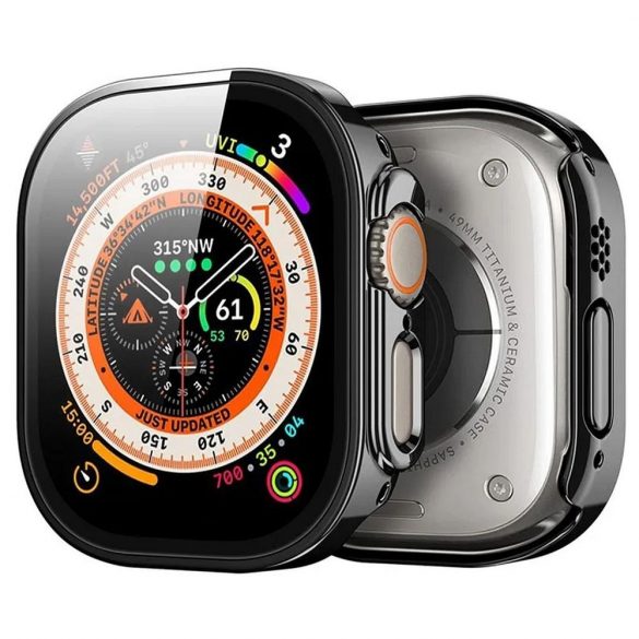 DUX DUCIS Hamo - Husă de protecție placată cu Elektro pentru Apple Watch Ultra/Ultra2 49mm negru