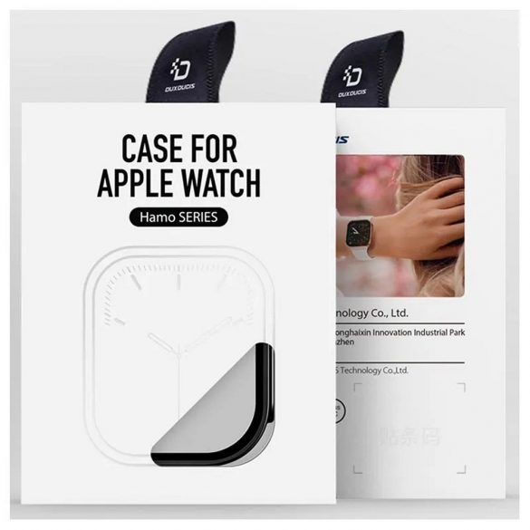 DUX DUCIS Hamo - Husă de protecție placată cu Elektro pentru Apple Watch Ultra/Ultra2 49mm negru