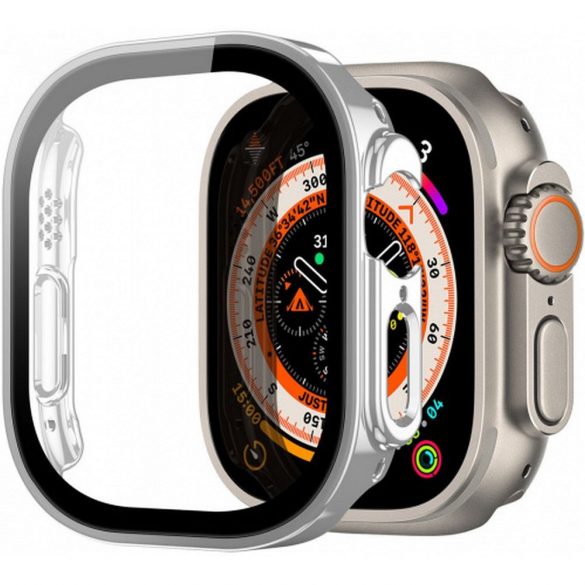 DUX DUCIS Hamo - Husă de protecție placată cu Elektro pentru Apple Watch Ultra/Ultra2 49mm argintiu