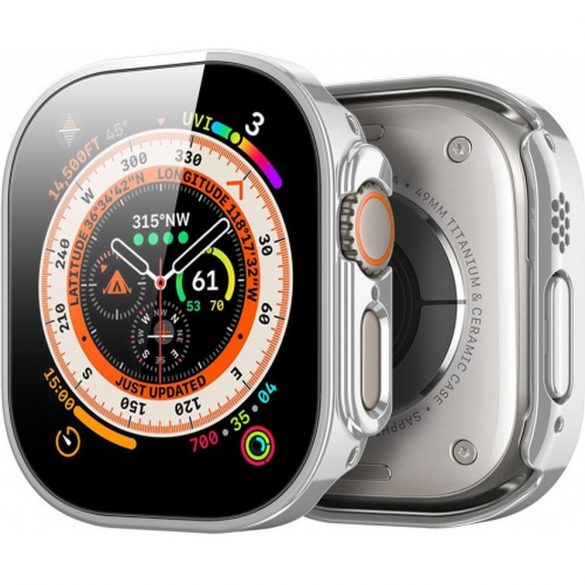 DUX DUCIS Hamo - Husă de protecție placată cu Elektro pentru Apple Watch Ultra/Ultra2 49mm argintiu