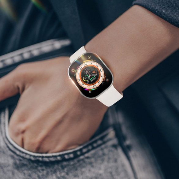 DUX DUCIS Hamo - Husă de protecție placată cu Elektro pentru Apple Watch Ultra/Ultra2 49mm argintiu