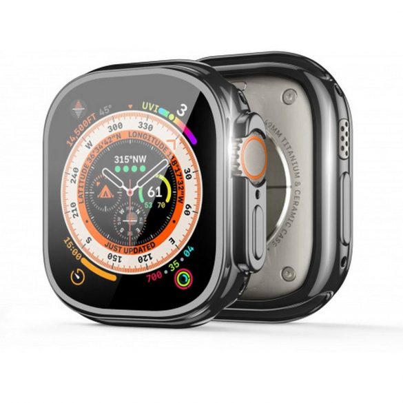 DUX DUCIS Samo -Husăde protecție moale TPU pentru Apple Watch Ultra/Ultra 2 49mm negru