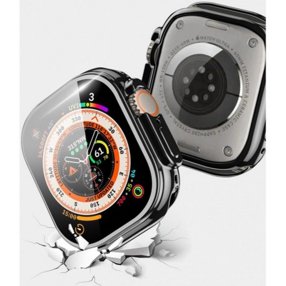 DUX DUCIS Samo -Husăde protecție moale TPU pentru Apple Watch Ultra/Ultra 2 49mm negru