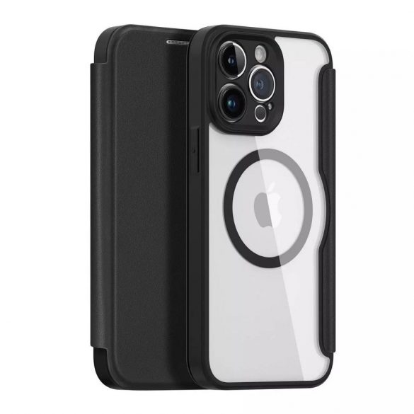 DUX DUCIS Skin X Pro - Husa Folio compatibila cu MagSafe pentru Apple iPhone 14 Pro Max neagra