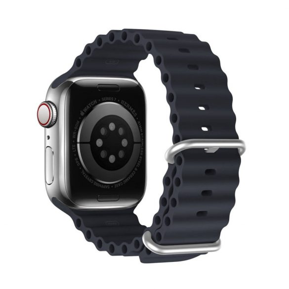 DUX DUCIS Ocean Wave - curea sport din silicon pentru Apple Watch 38/40/41mm grafit