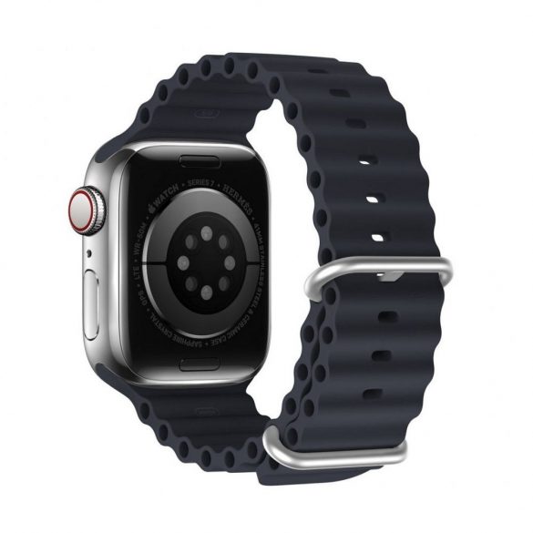 DUX DUCIS Ocean Wave - curea sport din silicon pentru Apple Watch 42/44/45mm grafit