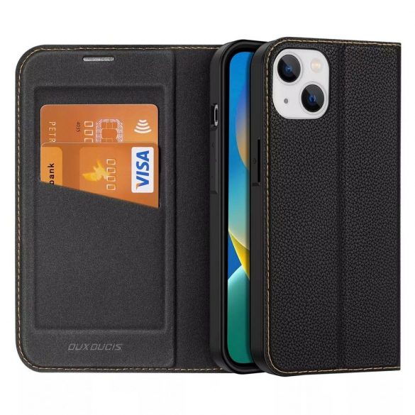 DUX DUCIS Skin X2 - Husa Folio Magnetica pentru Apple iPhone 14 Plus neagra