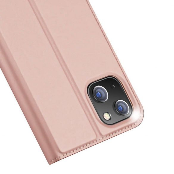 DUX DUCIS Skin Pro - Husă din piele netedă pentru Apple iPhone 14 Plus rose