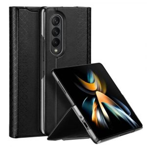 DUX DUCIS Bril - Husă din piele PU pentru Samsung Galaxy Z Fold4 5G negru