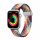 DUX DUCIS Mixture II - curea împletită extensibilă pentru Apple Watch 42/44/45 mm curcubeu