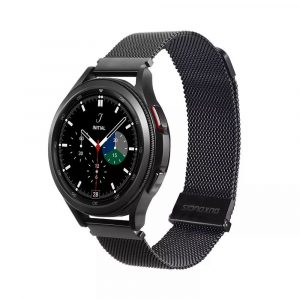 DUX DUCIS Milanese - curea magnetică din oțel inoxidabil pentru Samsung Galaxy Watch / Huawei Watch / Honor Watch (bandă de 20 mm) negru