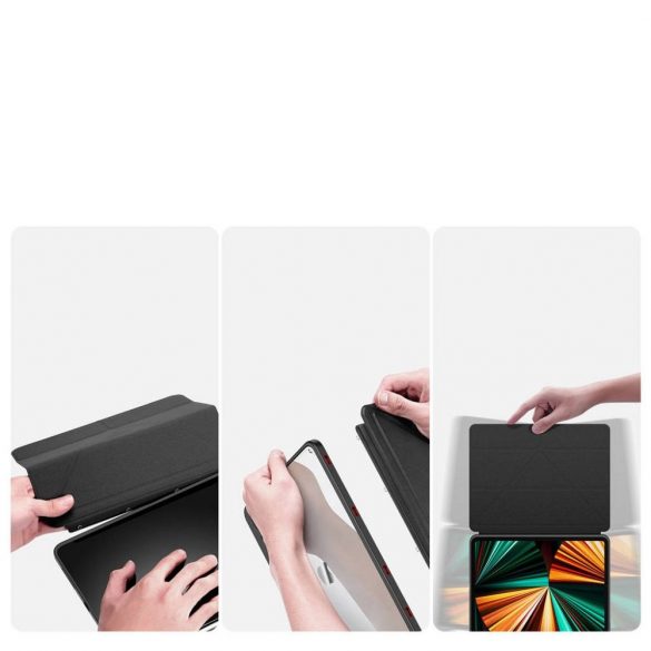 DUX DUCIS Magi - Smart Husă cu stocare creion pentru iPad Pro 12.9 (2018/2020/2021/2022) negru