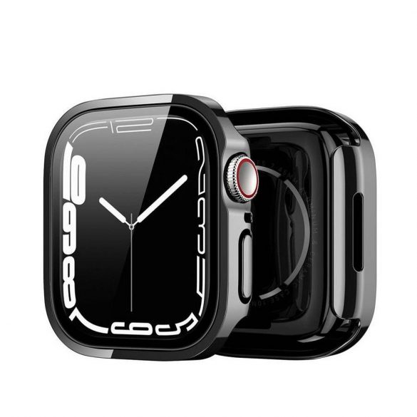 DUX DUCIS Hamo - Husă de protecție galvanizată pentru Apple Watch Series 7/8/9 41mm negru