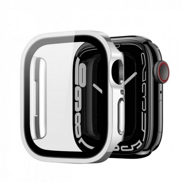 DUX DUCIS Hamo - Husă de protecție galvanizată pentru Apple Watch Series 7/8/9 41mm argintiu