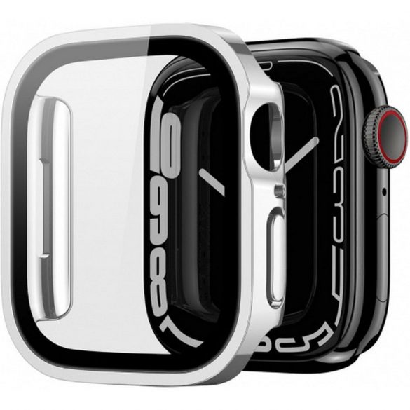 DUX DUCIS Hamo -Husăde protecție placată cu Elektro pentru Apple Watch Series 7/8/9 45mm argintiu