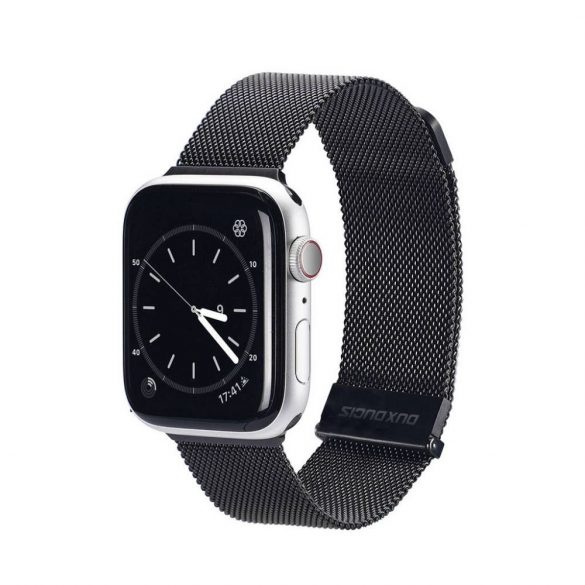 DUX DUCIS Milanese - curea magnetică din oțel inoxidabil pentru Apple Watch 38/40/41mm negru