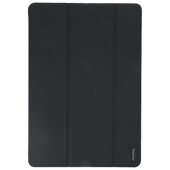 DUX DUCIS Domo - Husă trifold cu spațiu de depozitare pentru creioane pentru Samsung Tab S8 Plus (X800/X806)/S7FE(T730/T736B)/S7 Plus (T970/T976B) negru