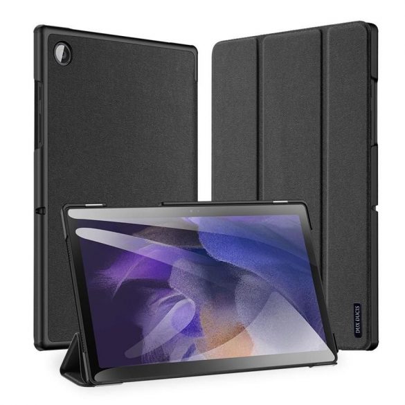 DUX DUCIS Domo - Husă trifold cu spațiu de depozitare pentru creioane pentru Samsung Tab A8 2021 10.5 (X200/X205) negru