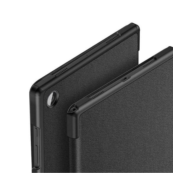 DUX DUCIS Domo - Husă trifold cu spațiu de depozitare pentru creioane pentru Samsung Tab A8 2021 10.5 (X200/X205) negru