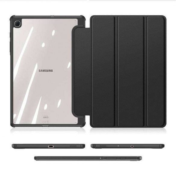 DUX DUCIS Toby - Husă inteligentă cu spațiu de stocare pentru creioane pentru Samsung Tab S6 Lite (P610/P613/P615/P619) negru