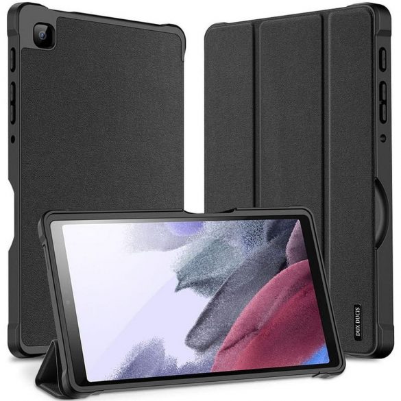 DUX DUCIS Domo - Husă triplă cu stocare creion pentru Samsung Tab A7 Lite 8.7 (T220/T225/T227) negru