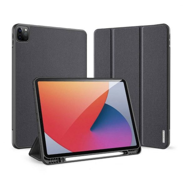 DUX DUCIS Domo -Husă Trifold cu stocare creion pentru iPad Pro 12.9 (2020/2021/2022) negru