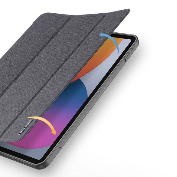 DUX DUCIS Domo -Husă Trifold cu stocare creion pentru iPad Pro 12.9 (2020/2021/2022) negru