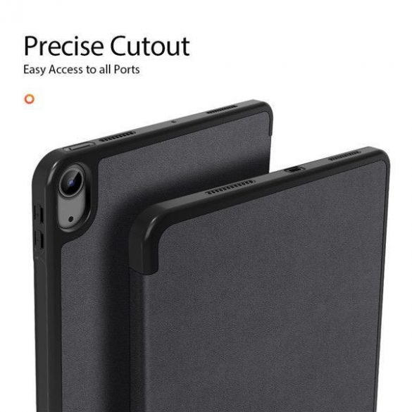 DUX DUCIS Domo -Husă Trifold cu stocare creion pentru iPad Air 4/5 10.9 negru