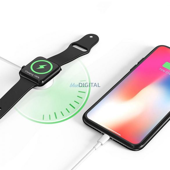 WiWU - Încărcător wireless 2in1 Mi-10 pentru Apple Watch + Cablu Lightnig