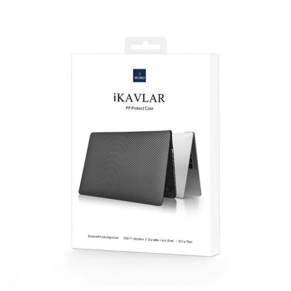 WiWU - iKavlar Crystal Shield pentru MacBook Air 13.6" 2022 - negru