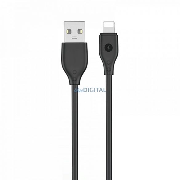 WiWU - Cablu de date seria Pioneer Wi-C001 USB A la Lightning - negru