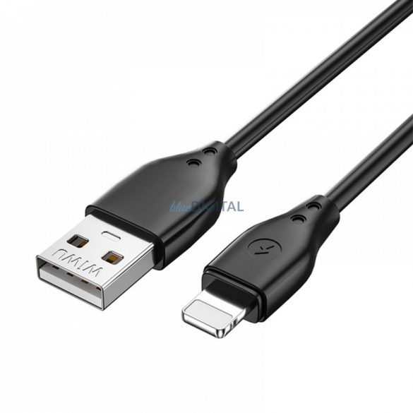 WiWU - Cablu de date seria Pioneer Wi-C001 USB A la Lightning - negru