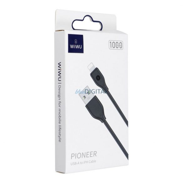 WiWU - Cablu de date seria Pioneer Wi-C001 USB A la Lightning - negru