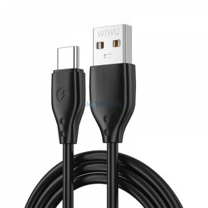 WiWU - Cablu de date seria Pioneer Wi-C001 USB A la USB C - negru