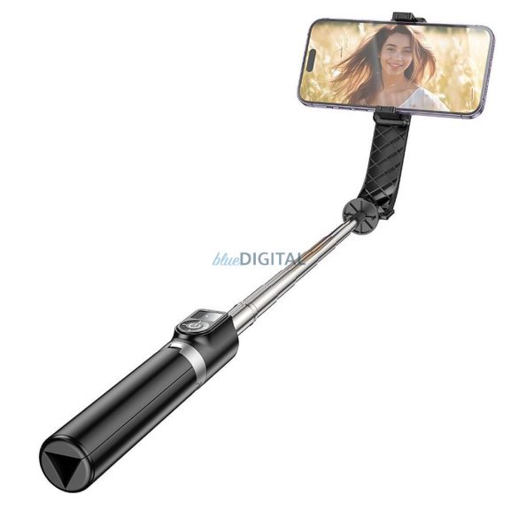 HOCO selfie stick trepied cu telecomandă bluetooth Prior K20 negru