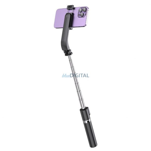 HOCO selfie stick trepied cu telecomandă bluetooth Prior K20 negru