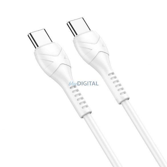 Cablu HOCO tip C la iPhone Lightning 8-pini PD 27W Cool X37 1m alb