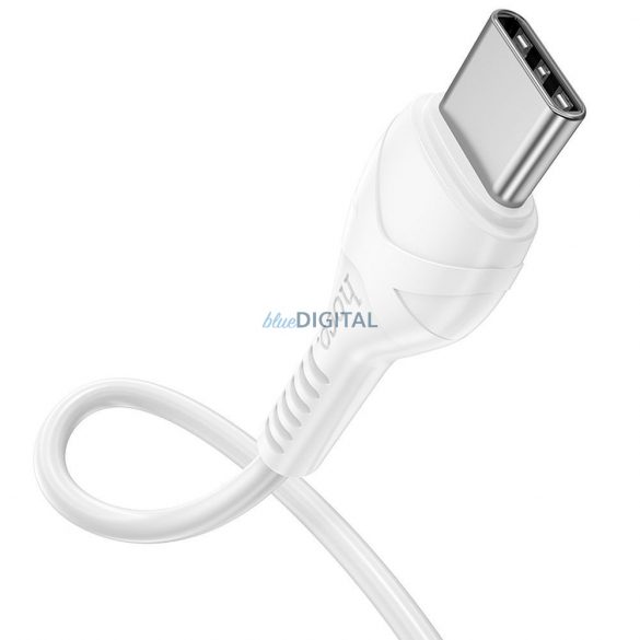 Cablu HOCO tip C la iPhone Lightning 8-pini PD 27W Cool X37 1m alb