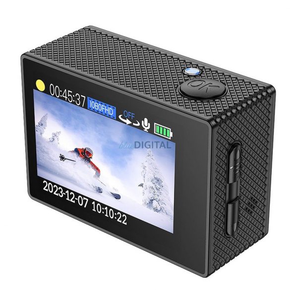 Cameră sport HOCO cu ecran 2" DV100 negru